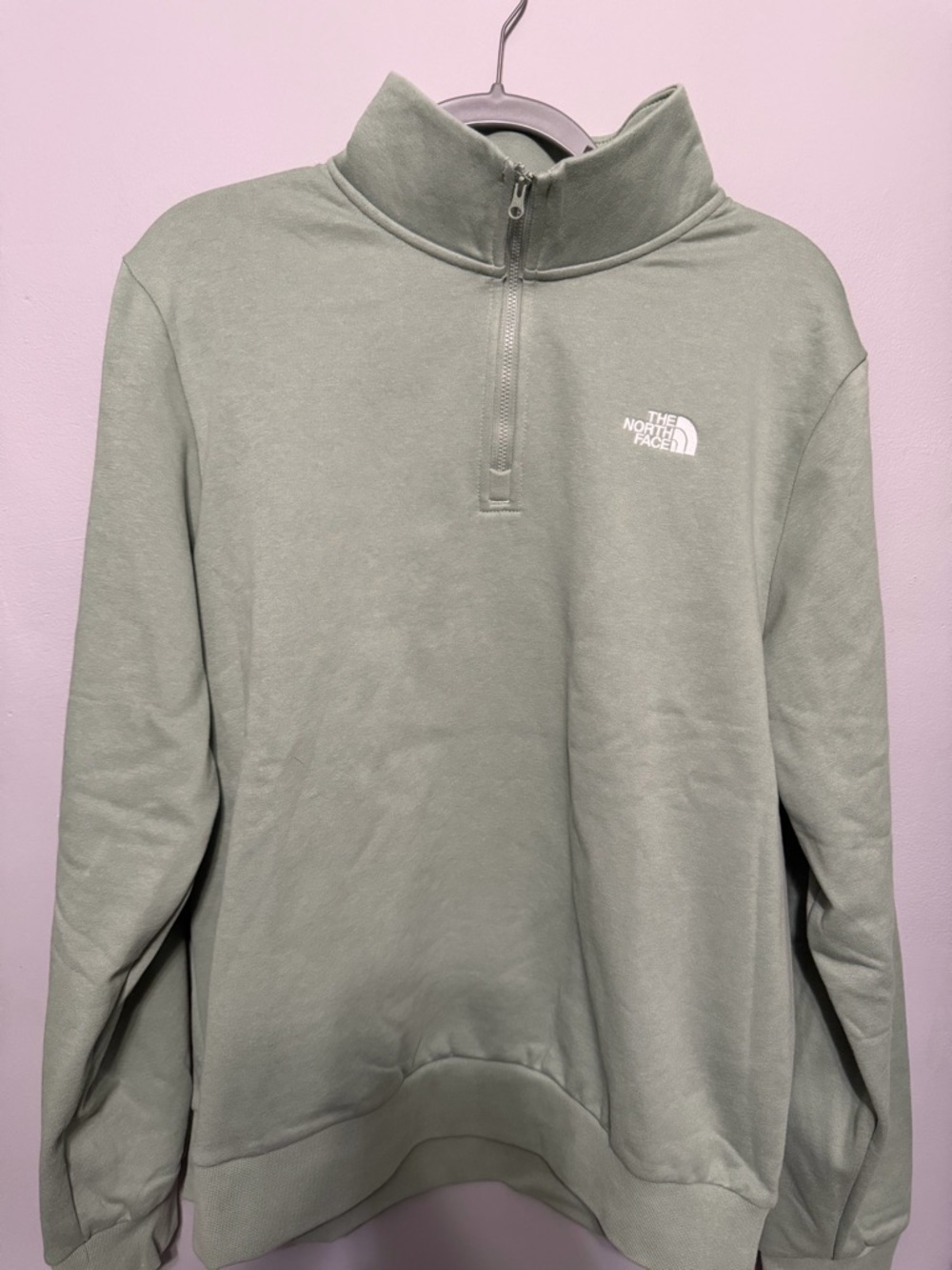 The North Face Men's Quarter-Zip Pullover - Sage Green